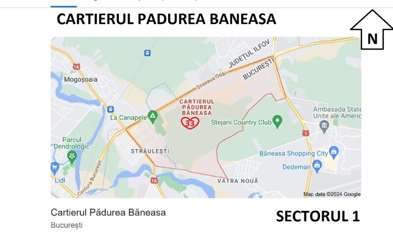 Cartierul Padurea Baneasa ,Berivoiul Mare, teren de cinci stele.